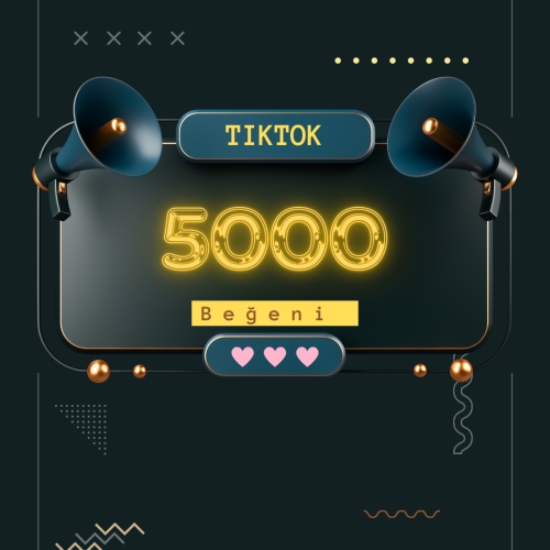  TikTok 5000 Begeni